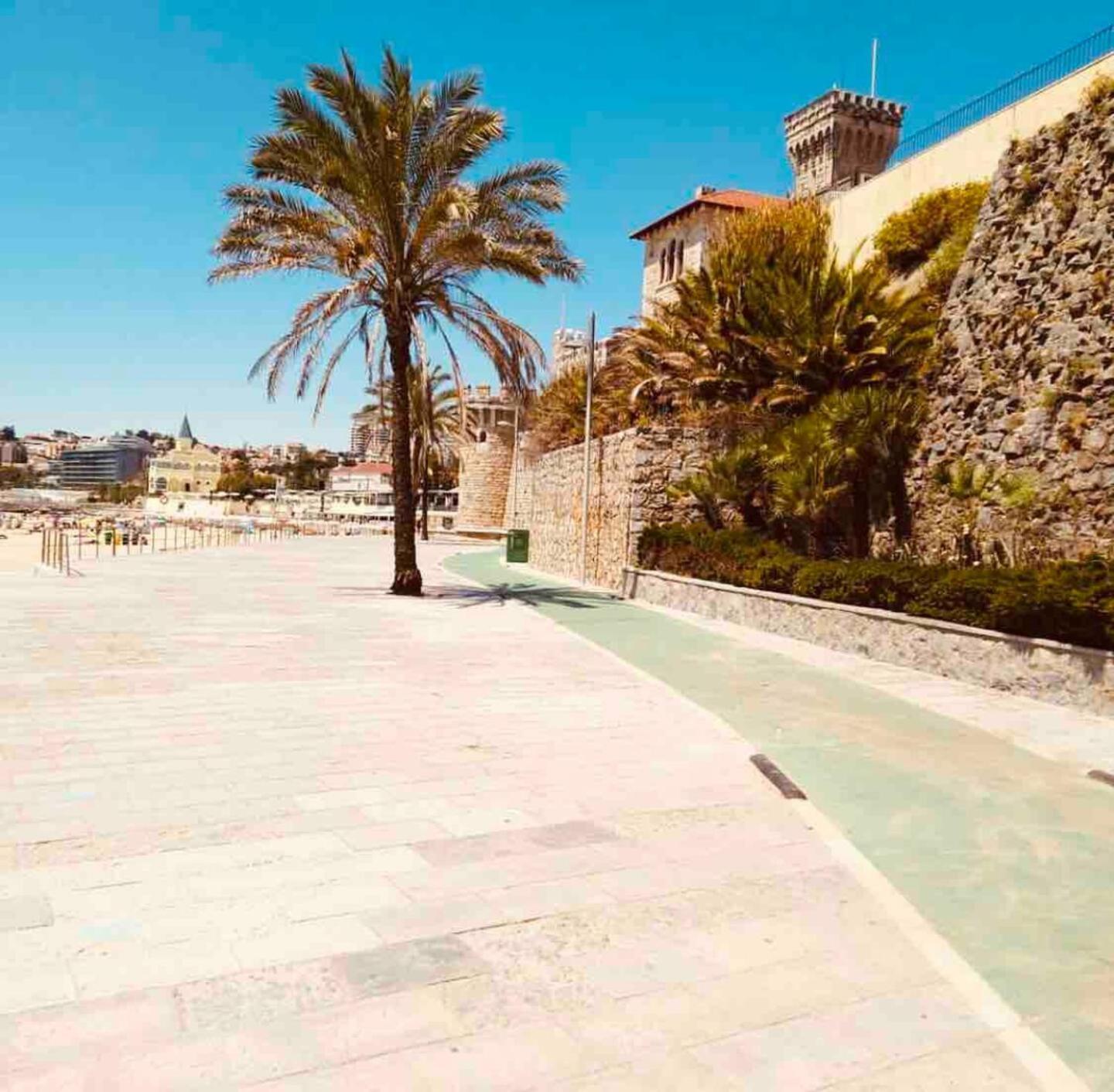 Sea View W Balcony 2 Mins Walk To Beach & Casino Estoril Eksteriør bilde